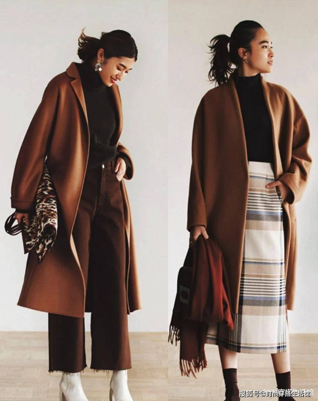 大衣 深秋了大衣怎么穿才好看？这4个搭配思路，穿出优雅与女人味