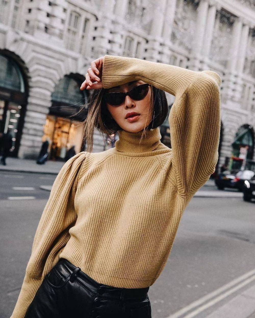 毛衣 毛衣+直筒裤= 偷偷显瘦5斤,显高五公分,气质惊艳!