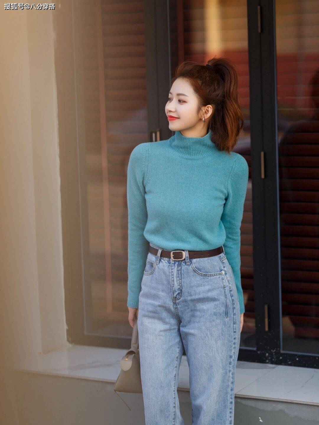 颜色 这些才是真正洋气的针织衫穿搭,保暖舒适又显气质,显白又有活力