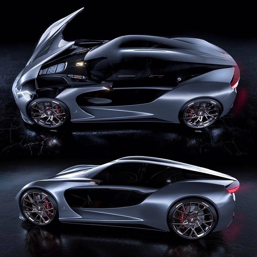 Lah印度超跑 Vazirani Ekonk 2023 官图/宾尼法利纳 Ithaca渲染图