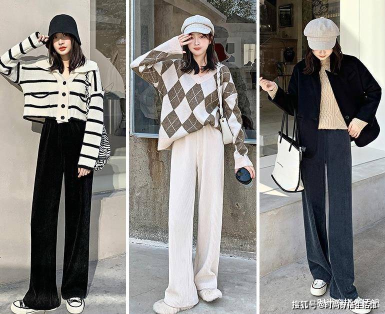 毛衣 初冬的裤子“穿松不穿紧”，1个思路和4个公式，尤其适合40岁女人