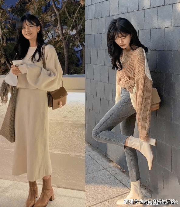 脚踝 “九分裤+短靴”初冬王炸组合,既有风度又有温度,高级又好看!