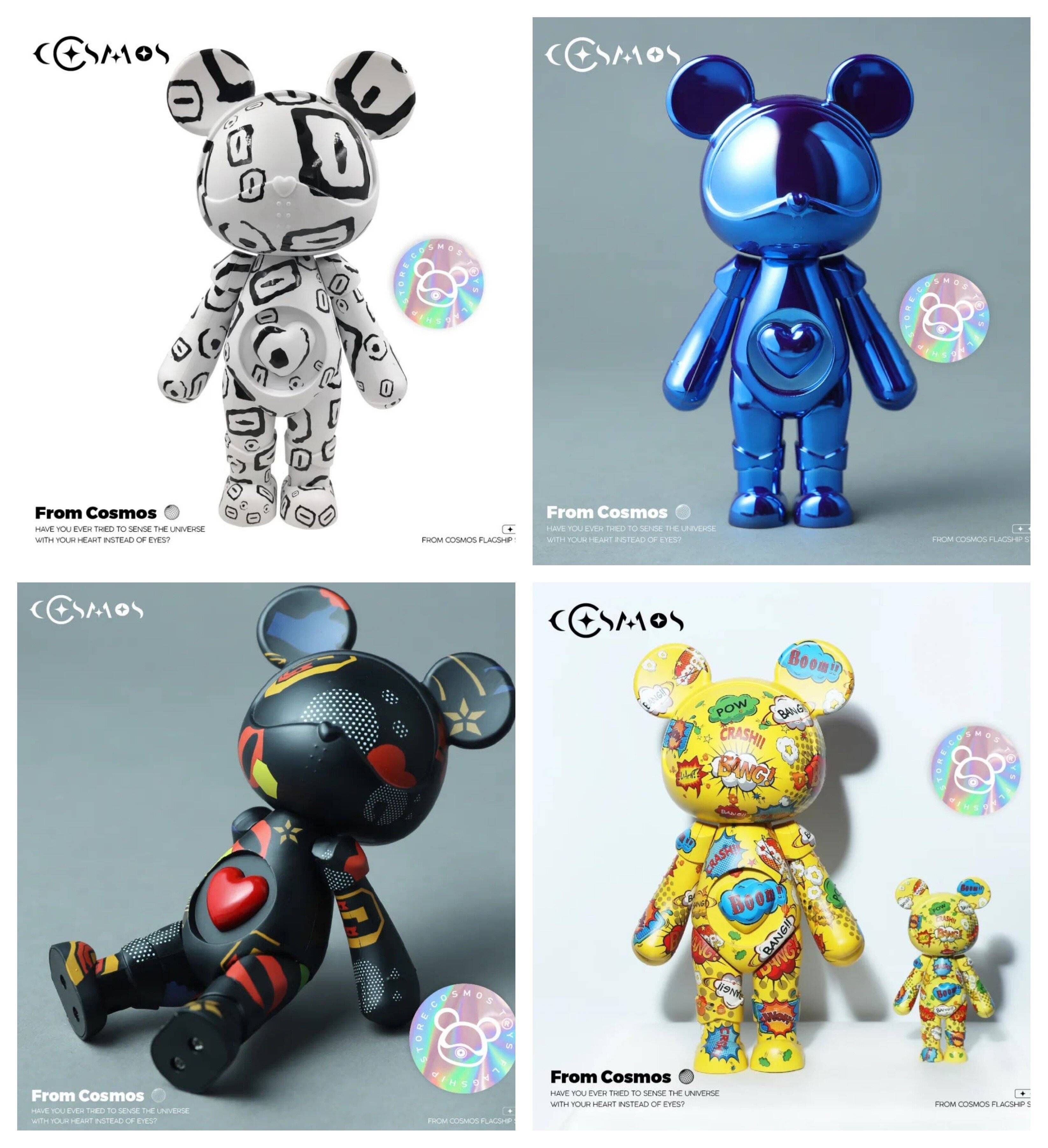 穿金戴银cosmos星际熊黄金腕表携手潮玩ip探索无界