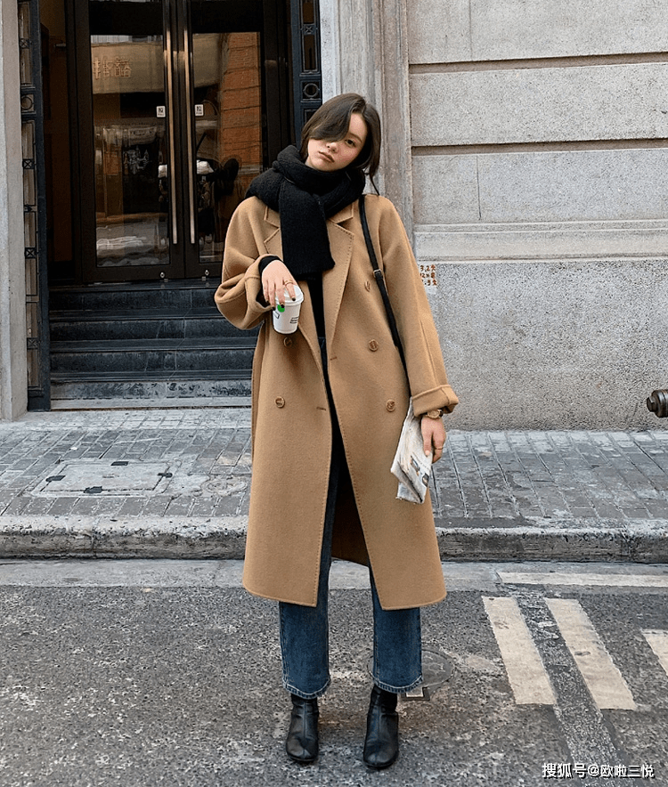 什么 大衣这样搭，太美了！