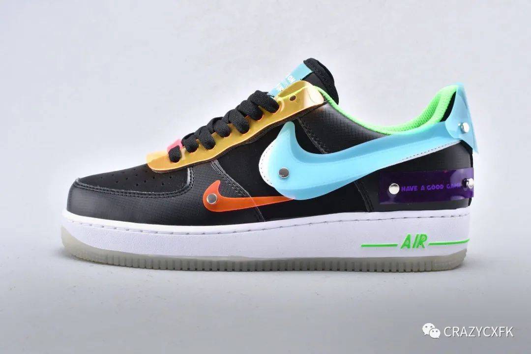 测评盘点 耐克空军一号 Air Force 1 Have A Good Game 科幻电玩夜光运动鞋