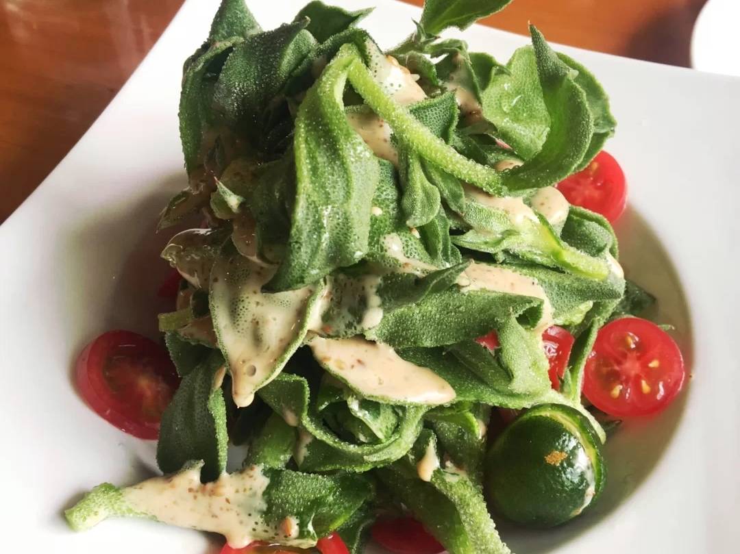 原创夏日必备开胃爽口凉拌菜低脂低卡凉拌冰草是蔬菜中的美味佳肴