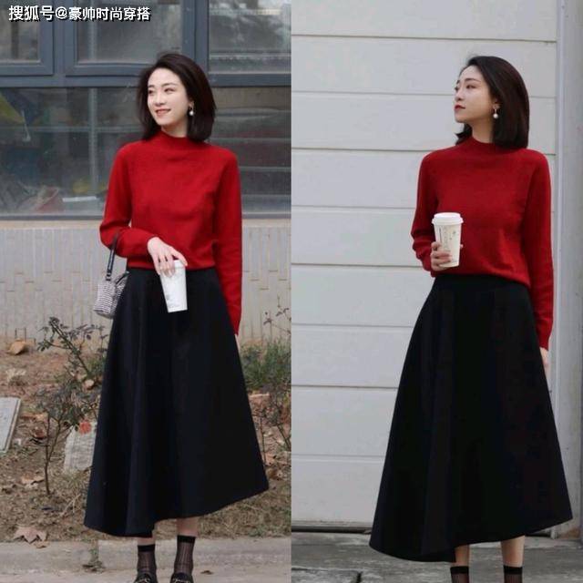 身材 40岁女人选择“半身裙”时，穿这3种版型，能达到显瘦的效果