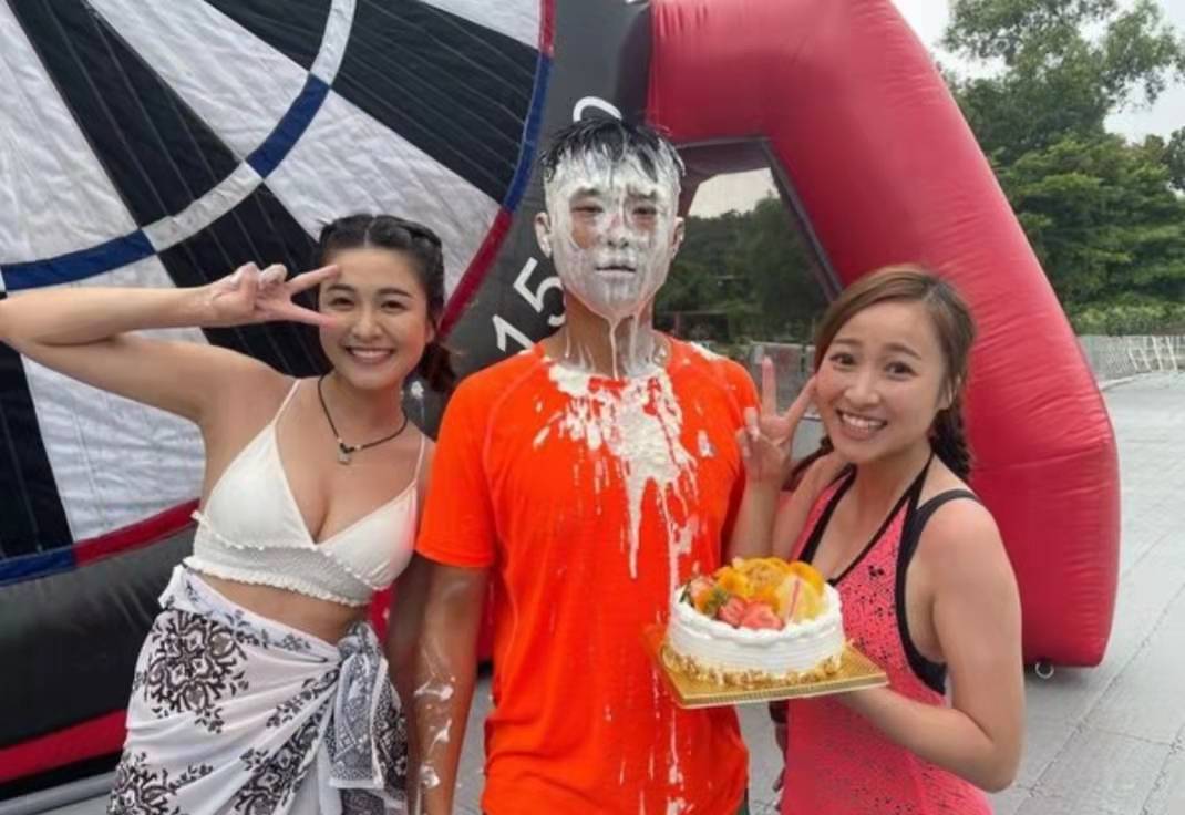 亮点|泳衣上阵大秀事业线，TVB人气小花腰间肥肉成亮点，被吐槽有失美感