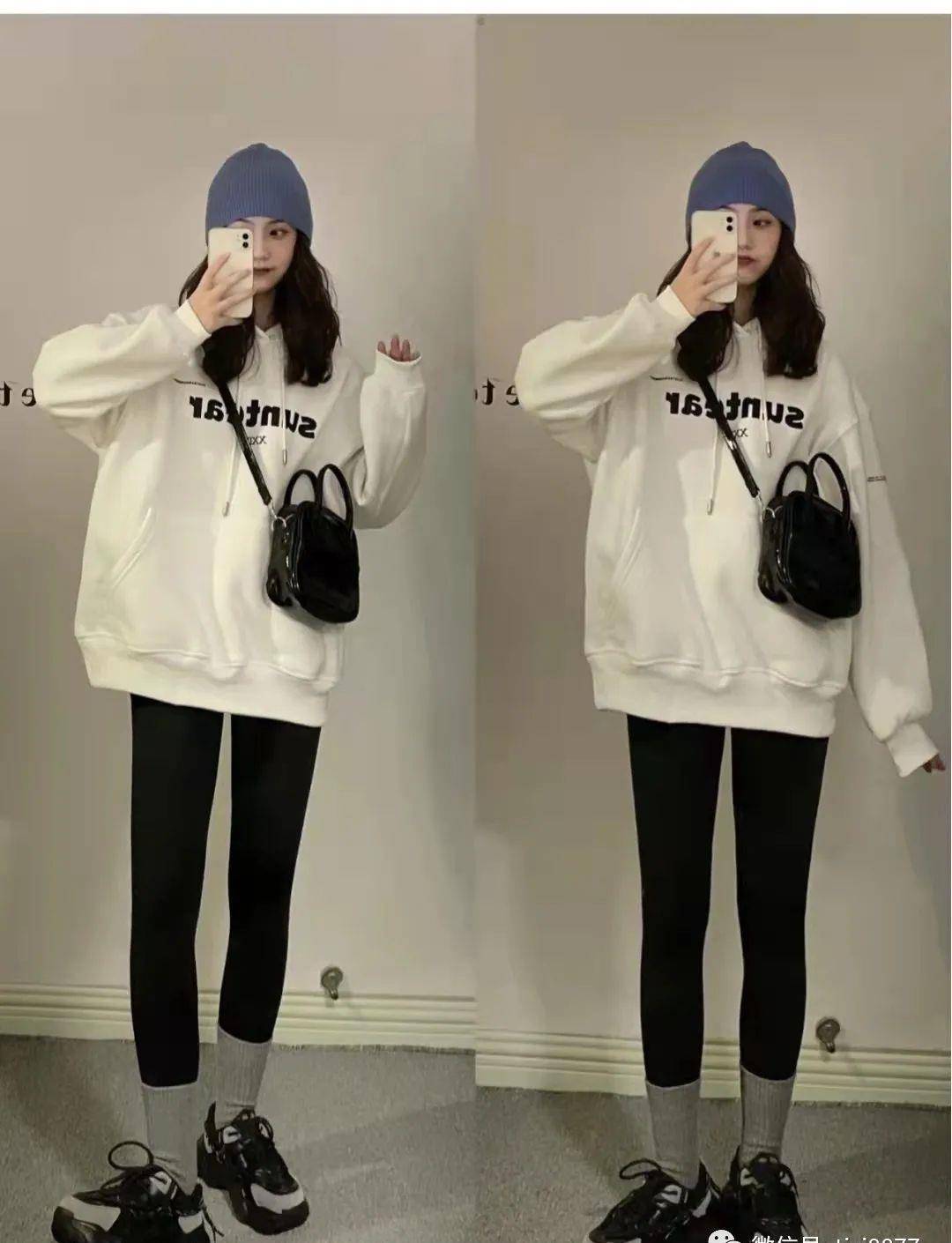 原创白色卫衣搭配什么裤子好看