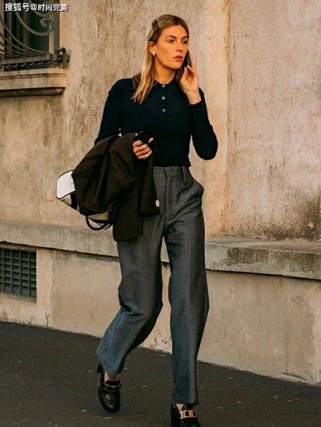 颜色 上班穿西装裤，竟然这么时髦！这4种色彩，不同上衣皆可搭