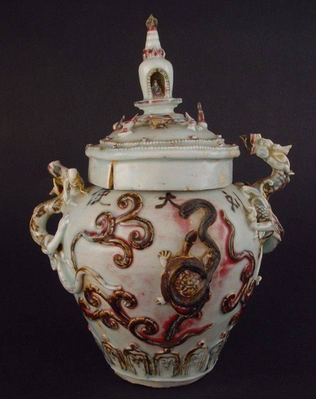 元代釉里红瓷器真品特征及鉴定方法