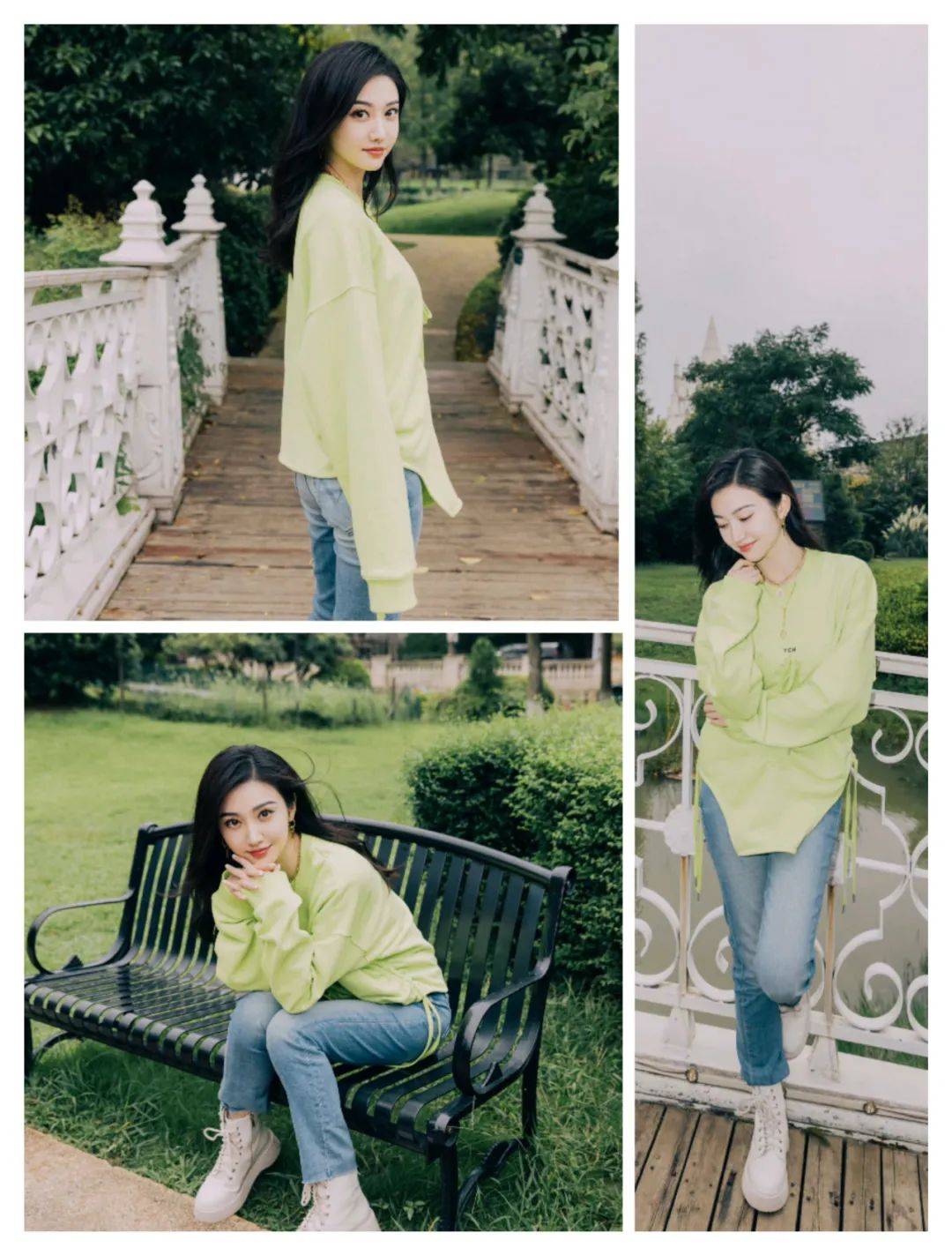 景甜 2021的牛仔穿搭，江疏影、景甜等人，带来了更多的风格和时尚感