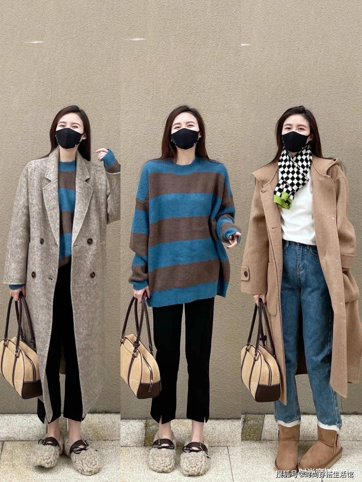 灯芯绒 说实话，大衣还是配“裤子”最合拍，40岁女人穿，时髦显瘦又高级