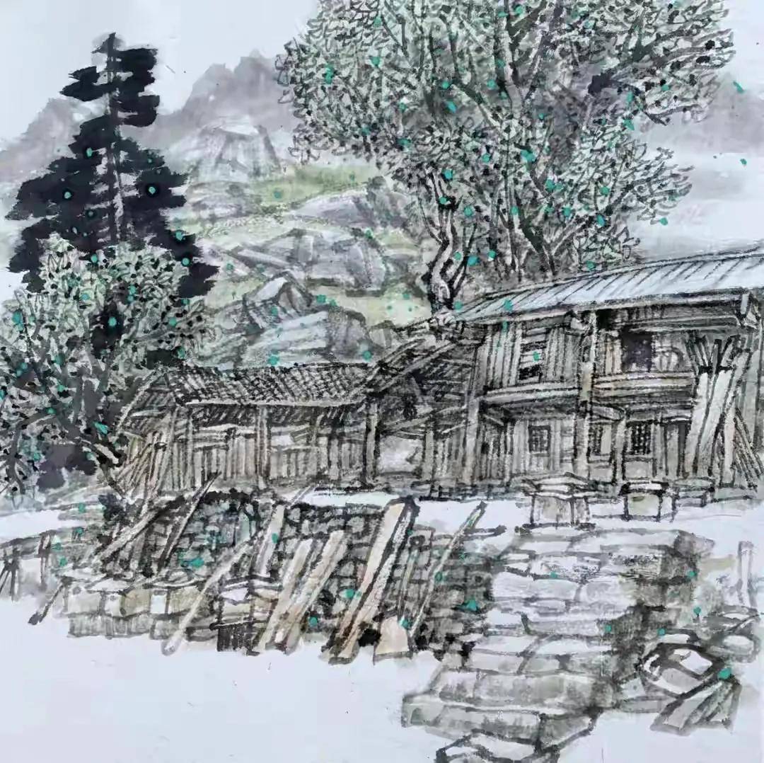 小样|巴山渝水情丨重庆丨谢关键作品欣赏