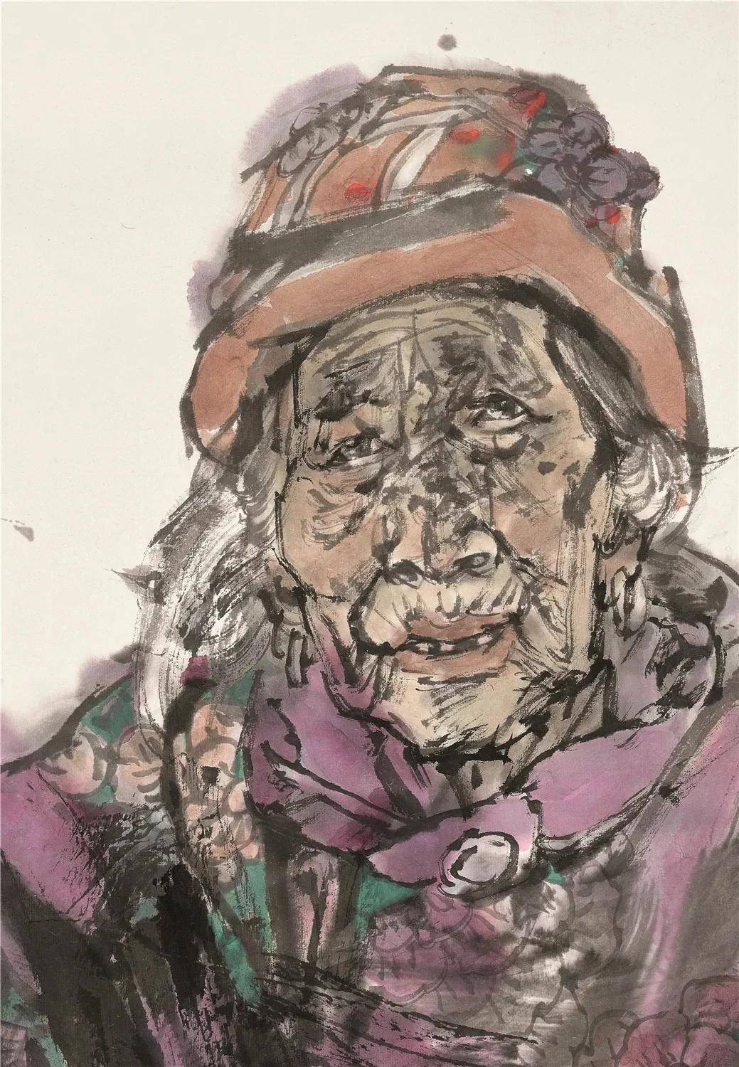 中国画邹立颖人物作品赏析