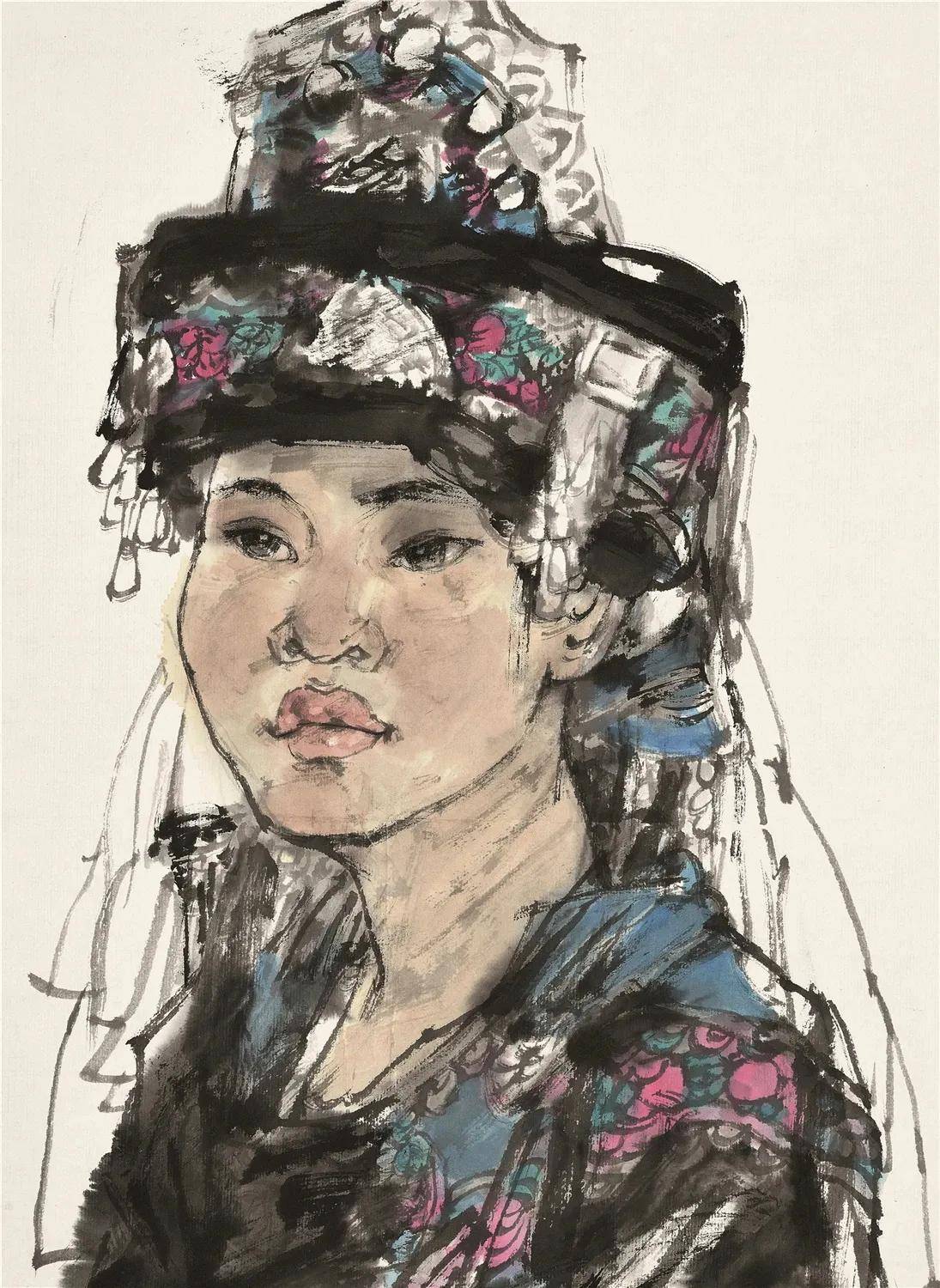 中国画邹立颖人物作品赏析