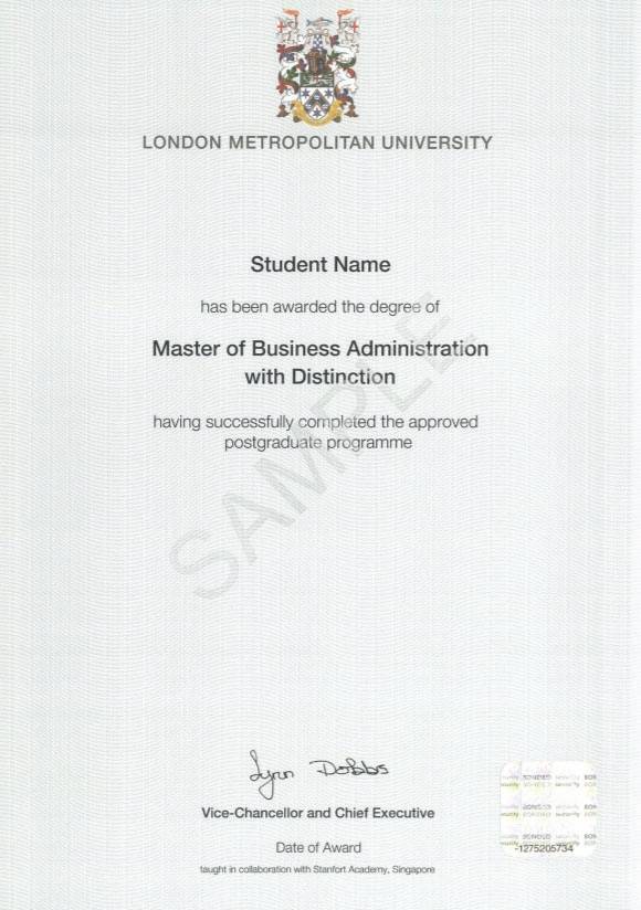 英国伦敦大学毕业证图片