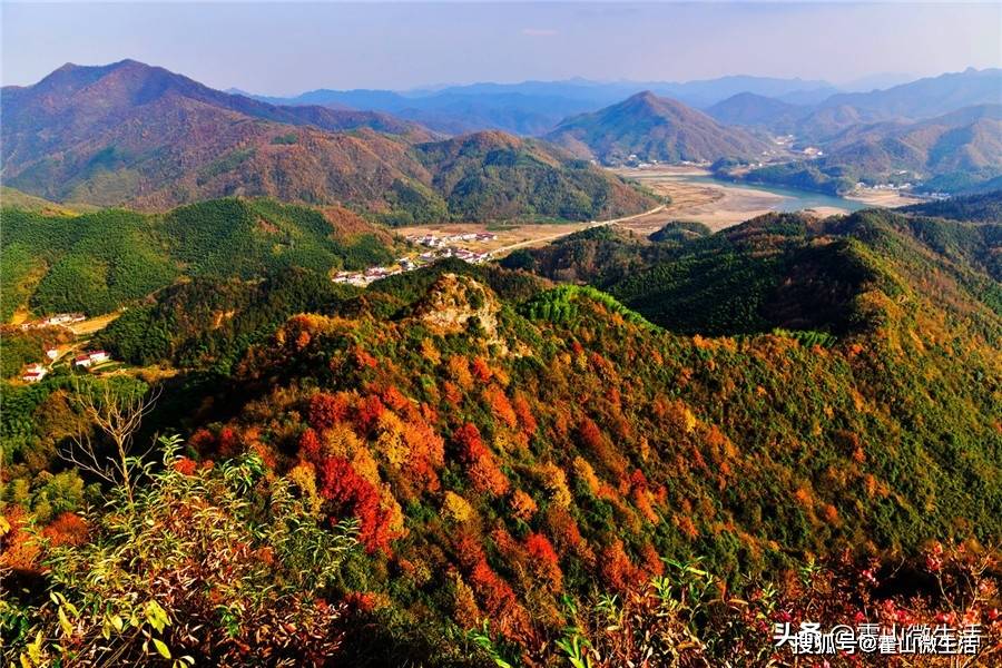 安徽霍山:鄉村振興美景多_大別山