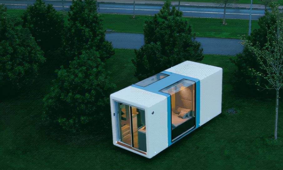 一款10㎡的小房子,内里满满科技感