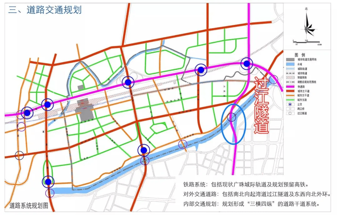 直接贯通南北,打通城区与港口,三角,阜沙之间的交通