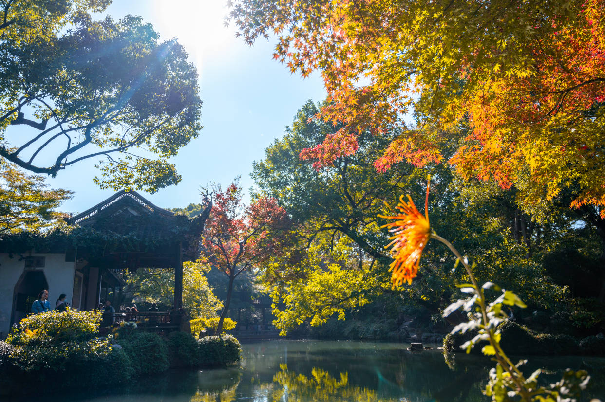 景区|距离市区最近的5A级古镇，乾隆帝对这里情有独钟，秋天的景色绝美