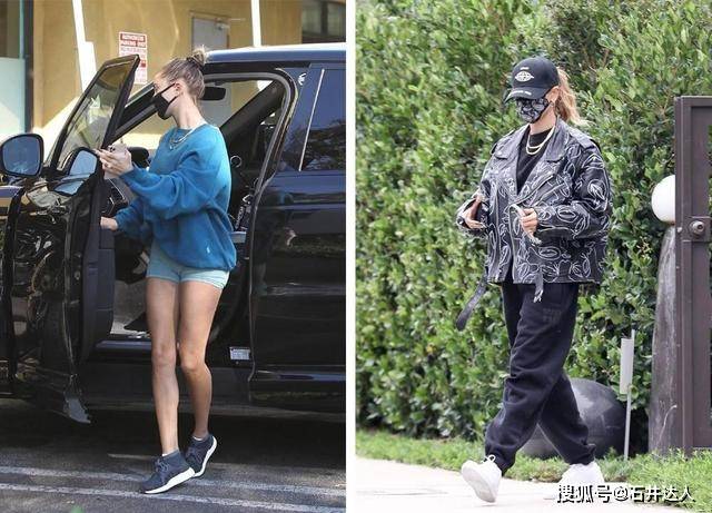 运动服 海莉亲自示范，如何利用3个简单技巧，把运动服穿出街头时尚感