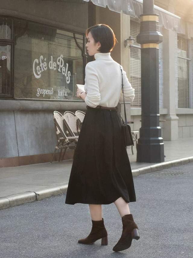 高个子 冬天变美小心机,搭配短靴显气质,轻松赢得美人心的时尚好物