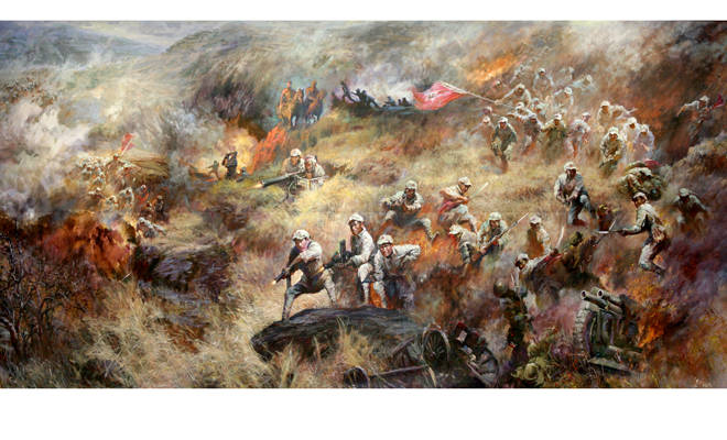 56年上甘岭热映军区参谋长不忍看这哪像打仗分明打着玩