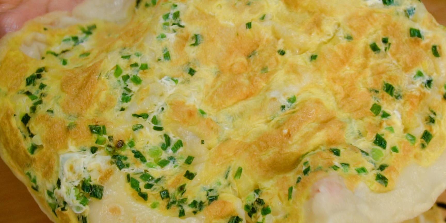 做法|鸡蛋葱花饼做法,只需简单搅一搅,蓬松鲜香,凉了也不会发硬