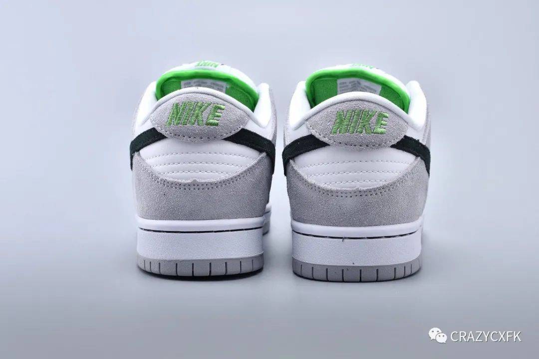 方案 耐克 Nike Dunk SB Low Pro Chlorophyll 叶绿素烟灰色低帮板鞋