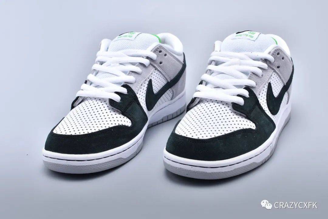 方案 耐克 Nike Dunk SB Low Pro Chlorophyll 叶绿素烟灰色低帮板鞋