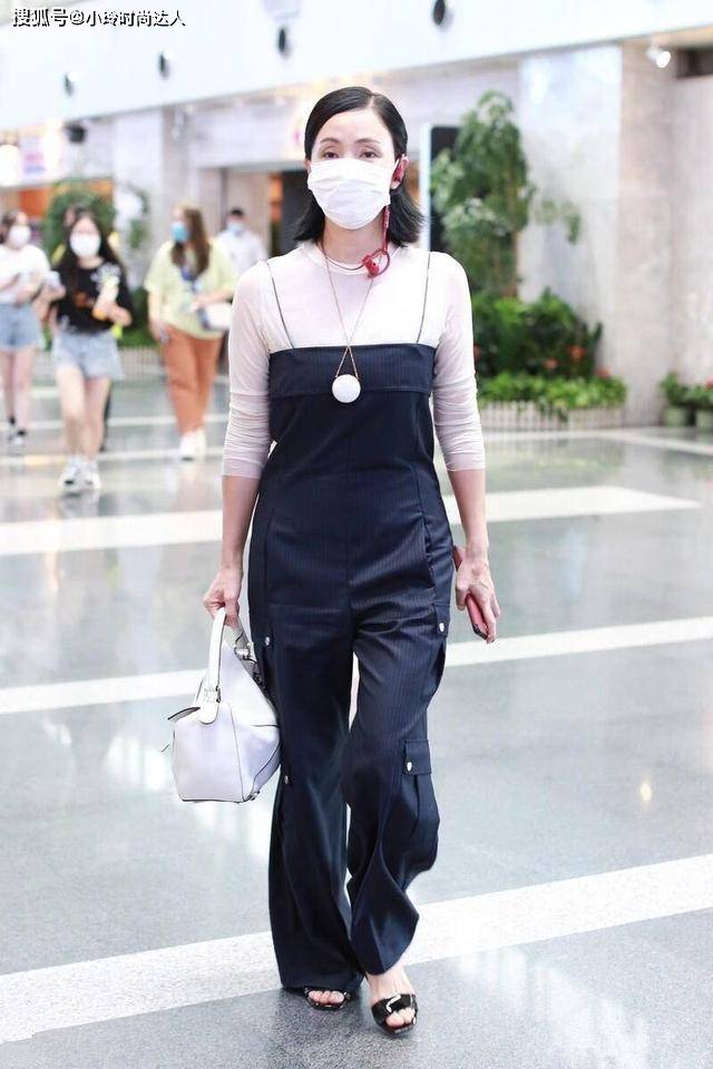 罗意威 陶虹终于高调一回，工装连体裤配油头知性优雅，尽显大气御姐范