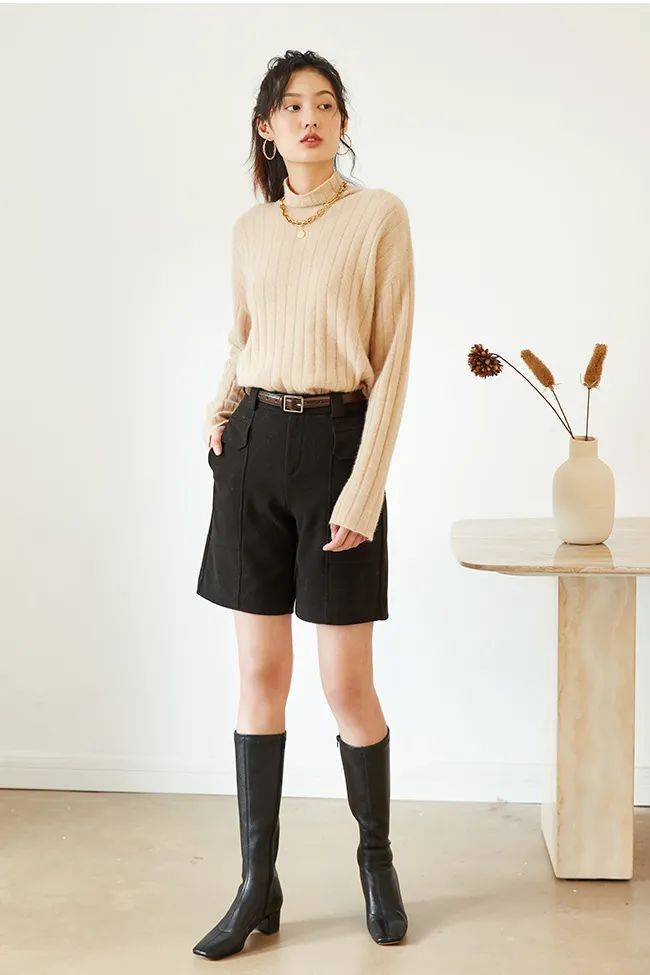 属性 你穿对“高领衫”的样子，真高级！