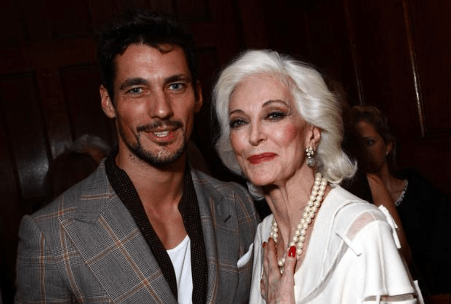 原创超模女王卡门三次婚姻不幸83岁有小鲜肉男友89岁还上台走秀