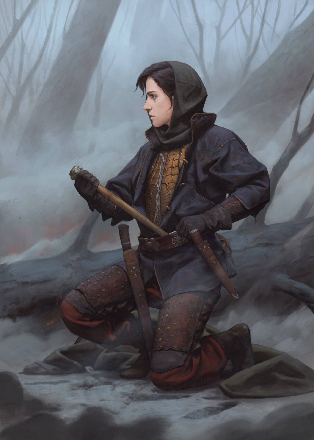 插画 史诗级欧美风CG战争场景插画作品 ，火爆场面让人无比震撼