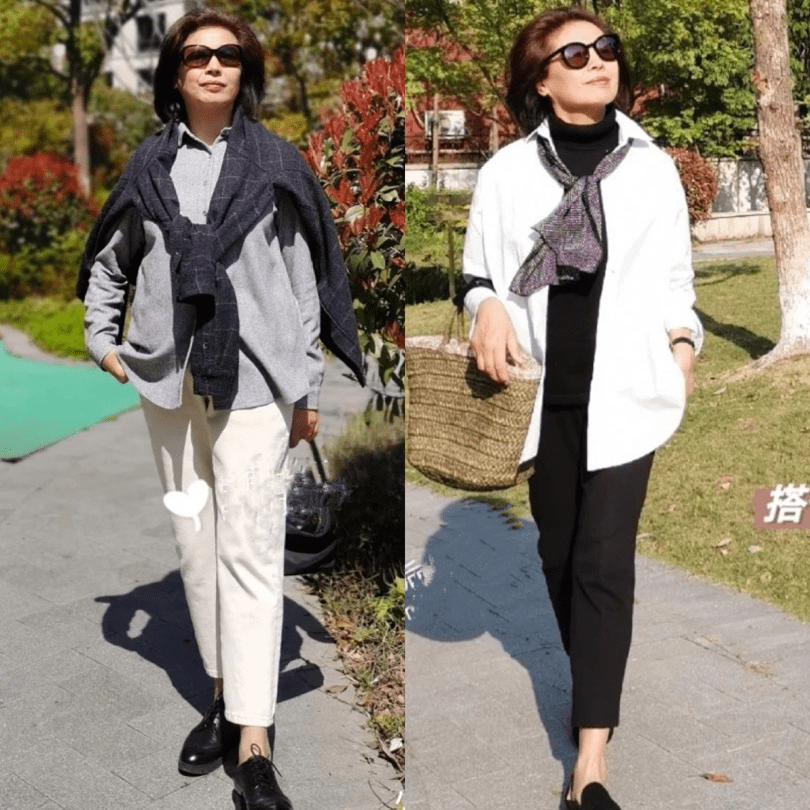建议 凭借这4个穿搭思路，60+的奶奶也成了时尚博主，会打扮就是了不起