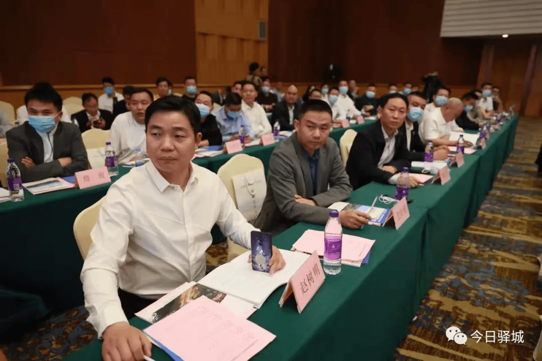 驿城区委书记毕启民,区人大常委会主任,工业强区指挥部指挥长宋海潮