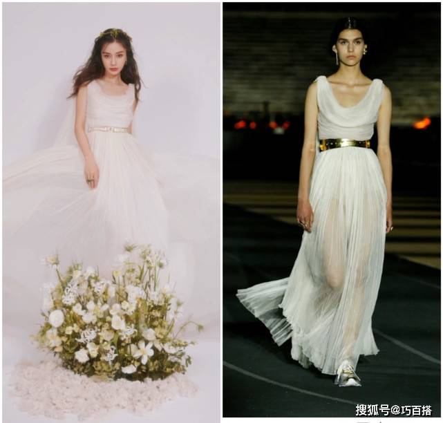 花朵 杨颖最近越来越会穿了，红毯美艳动人，私服低调温柔，真的好美