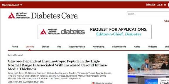 新药|为什么两类糖尿病新药对血管的影响不同？肠降血糖素是关键