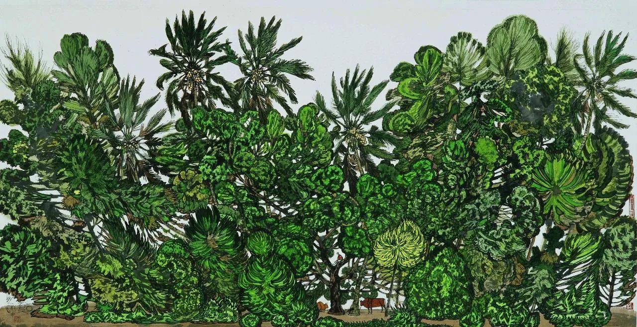 陈新华|中国画丨作品欣赏之一_毕业