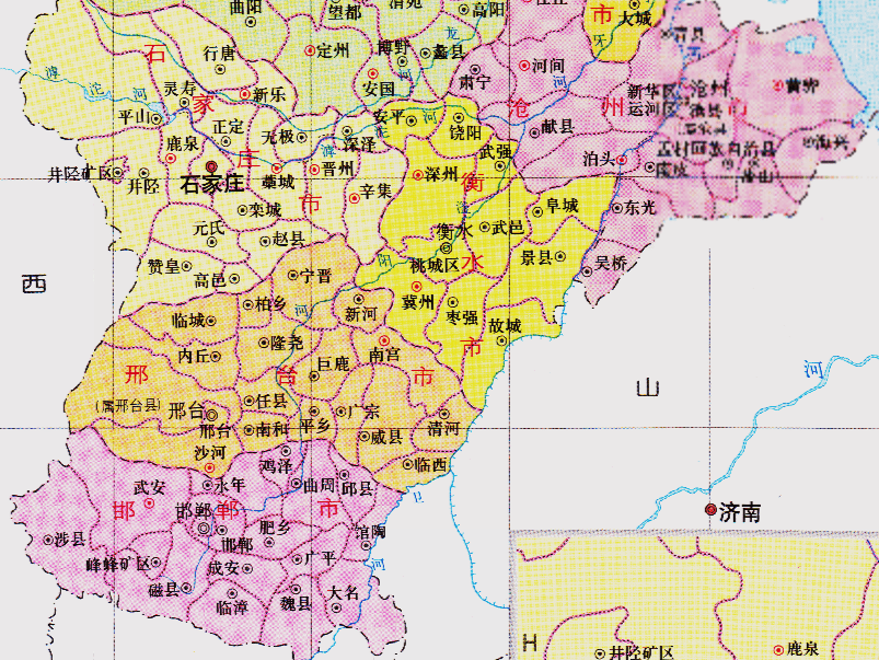 河北省的地域調整11個地級市之一邯鄲市為何有18個區縣