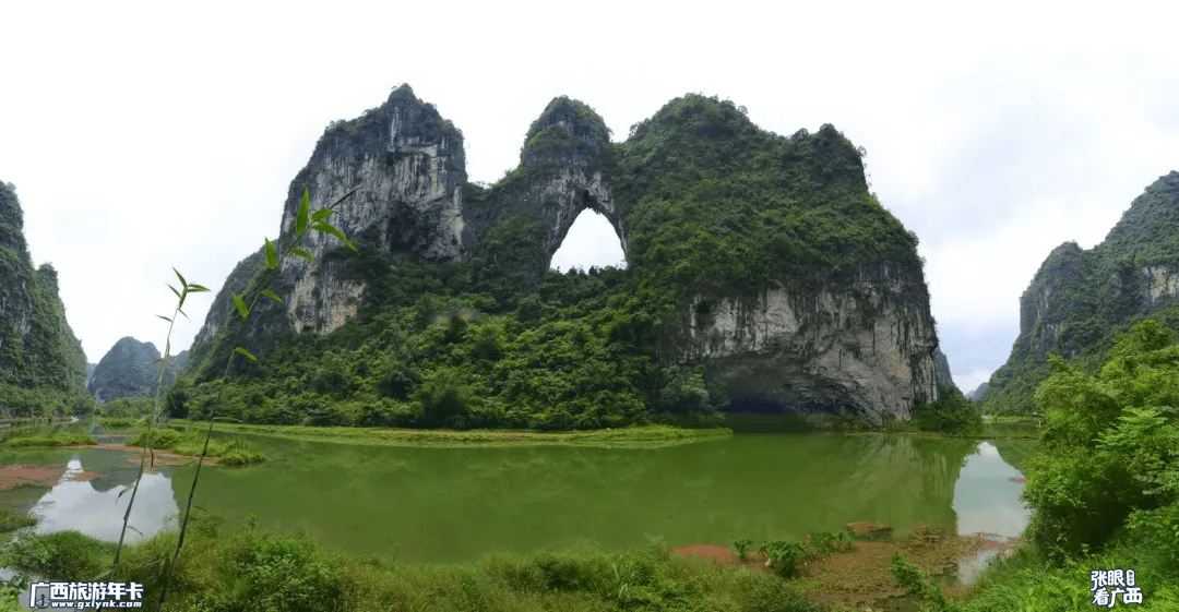 林,山,谷,河幾乎集合了所有自然景觀元素喀斯特地貌△ 樂業黃猄洞天坑