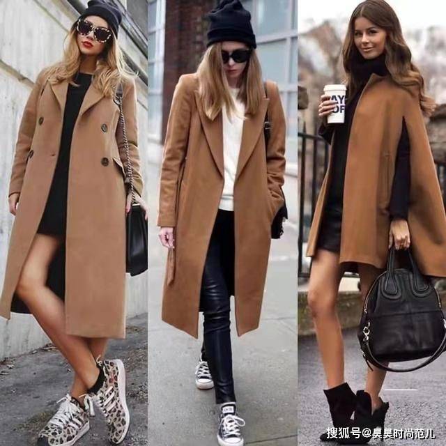 女孩子 寒冷冬日穿大衣,除了可以搭配打底裤,这4款裤子穿搭也非常洋气