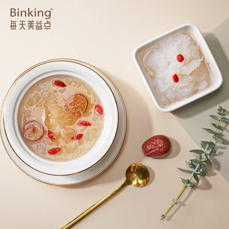 冬季养生,妆食同源,binking海藻燕窝银耳羹