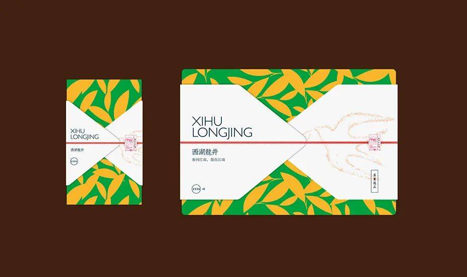 春风 LK杭州朗威品牌设计 &amp; 聚芳永·春风系列 | 龙井茶手信 随手礼包装