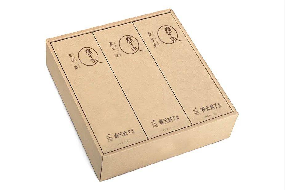 春风 LK杭州朗威品牌设计 &amp; 聚芳永·春风系列 | 龙井茶手信 随手礼包装