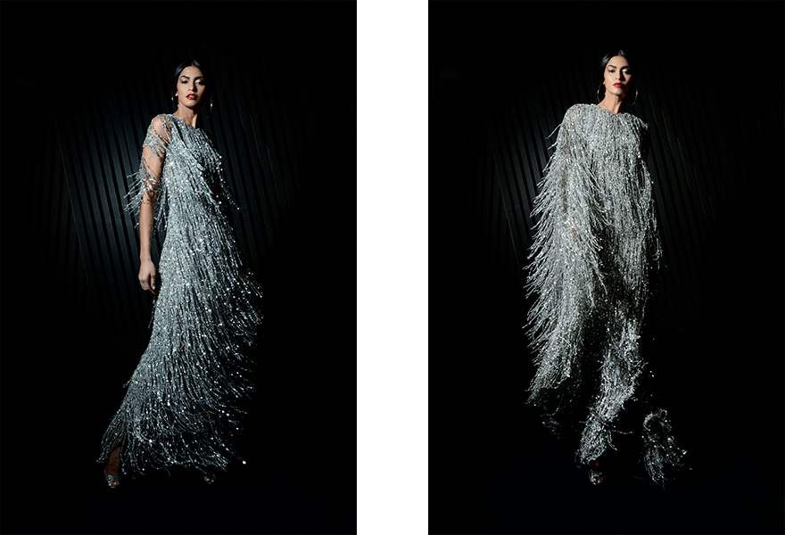 Naeem Naeem Khan 2021秋冬，注重魅力的展现，串珠和流苏为主题