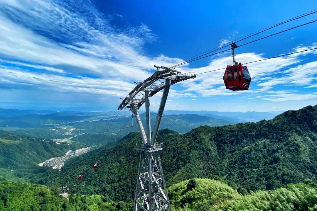 葛仙山索道图片