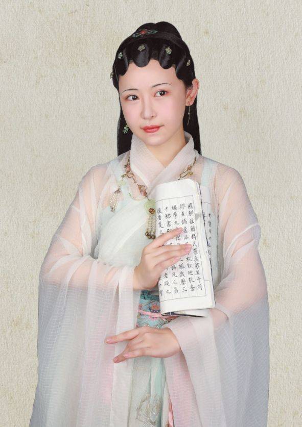 假发月样容仪俏：仿梨园戏曲造型