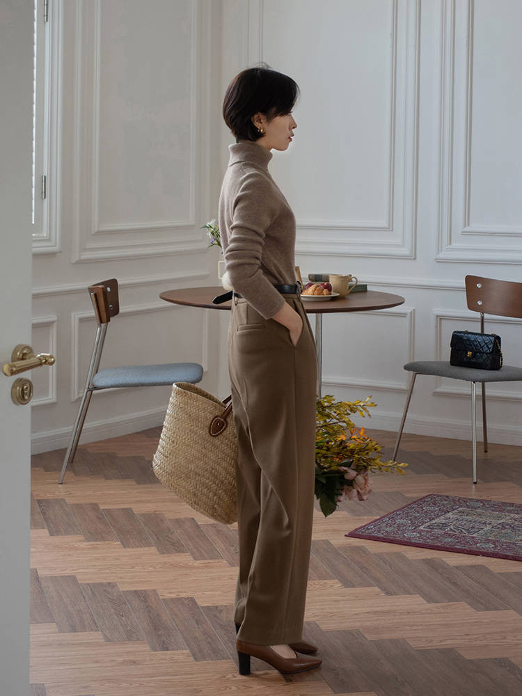 黑色 步入中年后要学会的“针织衫”搭配，看这位博主就够了，chic优雅